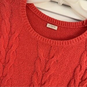 J Crew coral sweater XL